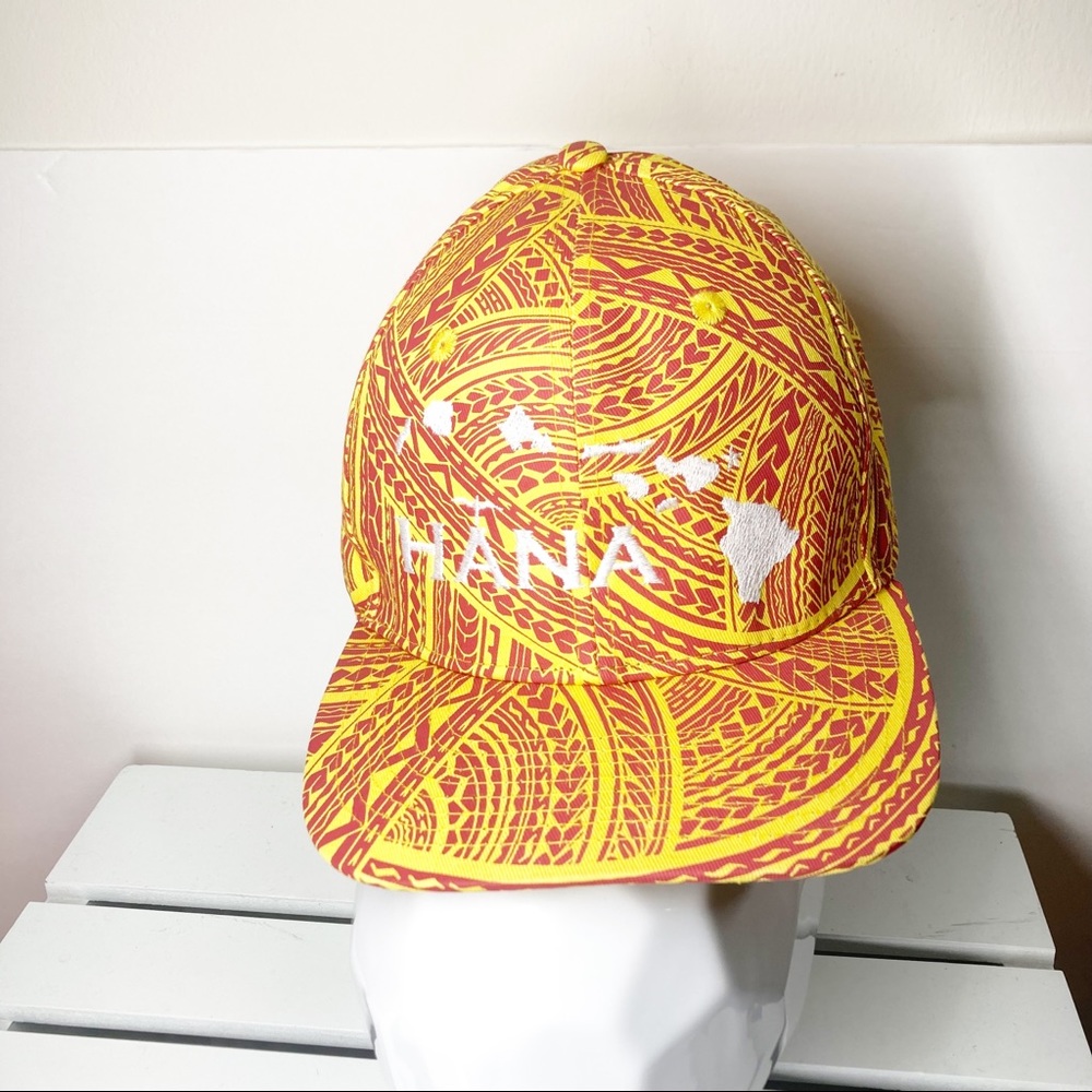 HANA Flat-bill Hat adjustable EUC